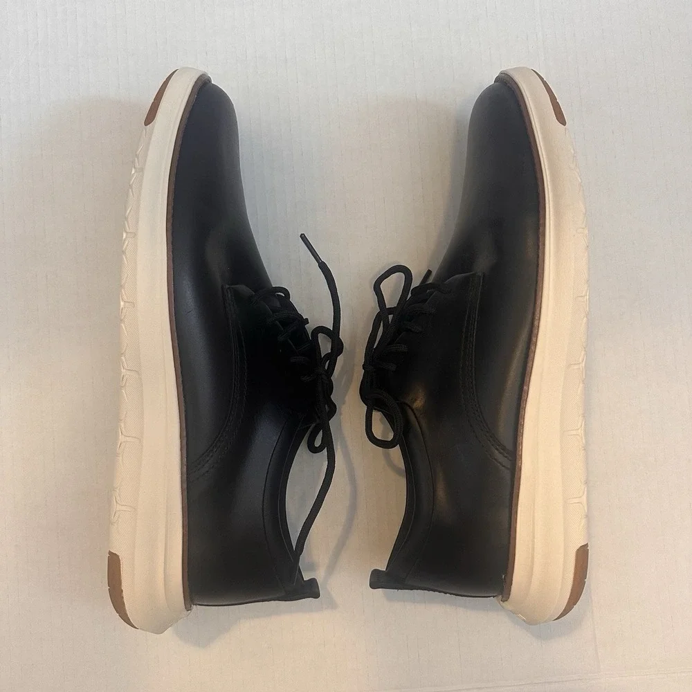 Cole Haan Men's Leather Grand Remix Oxfords Black 9.5 M New Without Box